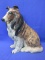 Ceramic Collie Figurine – Signed & Dated on base – 1986 – 11 1/8”T – Great condition