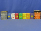 2 Vintage Twinings Tea Tins (4 oz) & 7 ¾ oz John Wagner & Sons Tea Tins