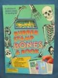 Rubber Stamp Bones & Book – Includes 28 Stamps and Picture book w/ Fascinating Facts about the Body