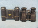 Two Pairs of Binoculars – One 2.5x Sportiere and One deluxe 4.5x27 – One plastic and One Metal