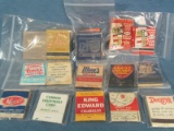 Advertising Matchbooks with Matches – Winston, King Edward, Walgreen, John Deere, Denny's