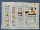 Microscale Decals – 4 Packages - “The worlds largest selection of Decals” - Early & Small Town Signs