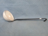 Vintage Enameled Metal Ladle – Black & White – Has a couple small chips, but overall in very good vi