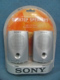 Sony SRS-P7 Desktop Speakers – Light and Portable – No Batteries Required – In Original Package