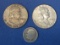 2 Franklin Half Dollars – 1954 – 1962 – 1947 Dime – 90% Silver – Condition as shown