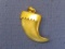 Tooth? Pendant with 14 Kt Gold Fitting – About 3/4” long – Total weight is 1.9 grams