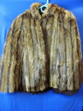 Vintage Fur Cape – Conrad's Fine Furs – Rochester, Minn. - Fully Lined – Slightly Brittle