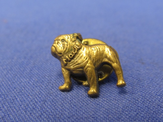 Vintage Brass Lapel Pin: Mack (trucks) Bull Dog – Stands Appx 1/2” Tall