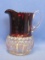 Small Glass Pitcher or Large Creamer – Ruby Flash – Vintage – 5 1/2” tall