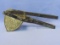 Vintage Metal Potato Ricer – Pointed End – Black Handles – 10” long