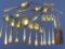 Mixed Lot of Flatware – Most Vintage Silverplate – A couple of knives w plastic handles