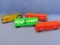 4 Toy Train Cars – 3 are by Life-Like – 1 made in Austria– Longest is 6”