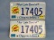 2010 Red Lake Band of Chippewa Indians License Plates – Pair