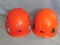 Two Red Petzl Vertex Best Helmets Rescue/Mountaineering Equipment