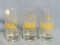 Three 50th Anniversary 1931-1981 Drinking Glasses – Peoples State Bank Cleveland Minnesota