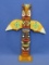 Wood Totem Pole – Souvenir of Itasca Park – Genuine Indian Made – Echo Point Totems