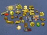 Mixed Lot of Tack & Small Pins – State Souvenirs – Lions – American Legion & more