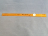 12 Inch Wood Ruler -  Compliments of The Coca Cola Bottling Company – Do Unto Others As You Would Ha