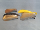 Metal & Plastic Shoe Horns (6) – Penny's – Dr Scholl's – Raizes Dept. Store – Glov-Ett Shoes – Trian