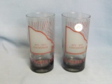 Two 1872-1972 Centennial Drinking Glasses – LAC QUI PARLE County Located in Western Minnesota