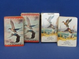 2 Decks Plays Cards – Advertising – Game Birds – Marble Oil Co. Winona, MN & Finlayson's