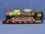 Arrow Express - Battery Operated Tin Litho Locomotive – Not working – 13 1/4” long – Made in Korea