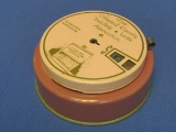 Counting Coin Bank “The Olmsted County Building & Loan Association”  Pink – 4” in diameter