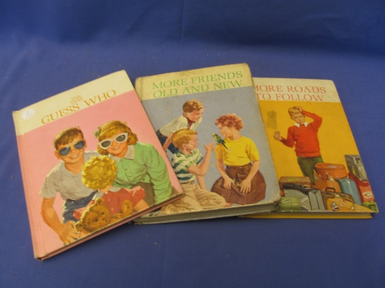 The New Basic Readers © 1962 , 1963,& 1964 – Overall Good vintage Condition, School wear