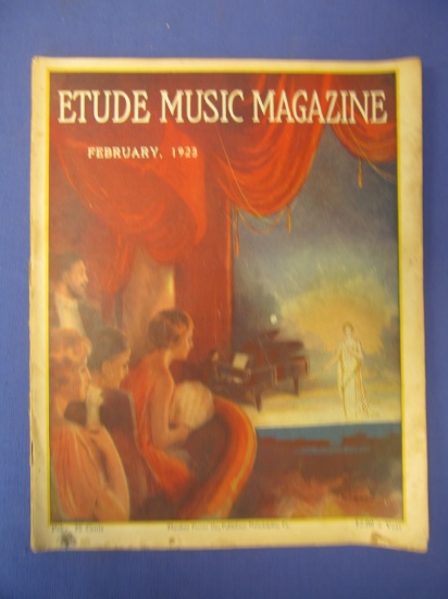 16 Issues of Etude Music Magazine from 1923-1939