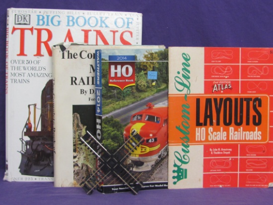 4 Books – Layouts HO Scale Railroads – 2014 Walthers HO Reference – Big Book of Trains