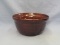 Monmouth Brown Glazed Maple Leaf Ribbed Mixing Bowl – USA – No Chips or C