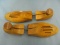 Pair of Wooden Florsheim Shoe Stretchers – Marked “4” “8” on the tops – 10 1/2” L ea.