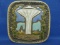 Vintage Swedish  Ceramic Tile 5 1/2” Square – Souvenir of the Svampen water tower Orebro Sweden