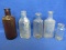 5 Vintage Bottles From a long ago  Midden/Privy Dig 2 1/2” To 5” Tall – As in Photos