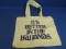 Cotton Canvas Tote Bag “It's Better in the Bahamas” Printed on one side 11” T x 14” W