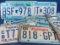 Lot of 17 Metal License Plates – 2 from Washington – The rest Minnesota - Newer