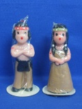 Native American Indian Candles by Gurley – 5” tall – Still original seal