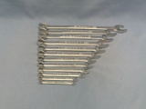 Craftsman 12 Piece Standard Combination Wrench Set – Sizes 1/4” to 1” - Nice Condition