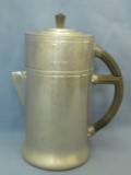 1930's Deco  No. 956 Wear-ever Aluminum Stovetop 2-6 Cup Coffee “Drip-o-later”