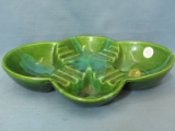 Vintage California Pottery 4-Lobed Ashtray w/ 12 rests