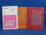 2 Vintage School/Educational Reading Books & a 1958 “Snoopy” by Charles Schulz
