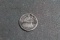 1853 Seated Dime or half Dime madeinto a pendant and monogrammed on back