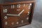 Vintage Large MEIJI Wood Wall Clock 17