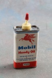Vintage Mobil Handy Oil Oiler Pegasus Advertising Tin for Car & Home 4 oz