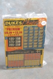 Vintage 1950's DUKES CHOICE Gambling Punch Board Appears Unused
