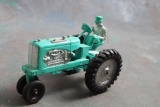1950's Auburn Teal Blue/Green Toy Tractor 7