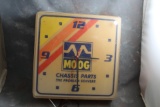 Vintage MOOG Chassis Parts Advertising Clock
