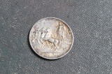 1917 Lira Italy Vittorio Emanuele III Silver Coin