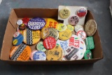 Vintage Lot of (40) Advertising Pinback Buttons