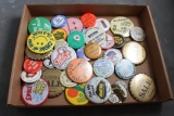 Vintage Lot of (40) Advertising Pinback Buttons